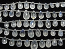 [Video] High Quality Rainbow Moonstone AAA- Drop Faceted Briolette Half or 1 Strand Beads (approx. 7 inches/18 cm)