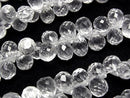 [Video] High Quality Crystal AAA-Drop Faceted Briolette [S-M Size] 1 Strand Beads (approx. 6 inches/16 cm)