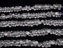 [Video] High Quality Crystal AAA-Drop Faceted Briolette [Medium Size] 1 Strand Beads (approx. 6 inches/16 cm)