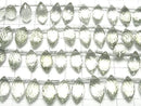 [Video] High Quality Green Amethyst AAA- Marquise Rice Faceted Briolette Half or 1 Strand Bead (approx. 7 inches/17 cm)