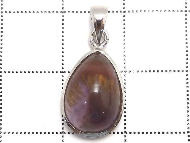 [Video][One of a kind] Cacoxenite in Amethyst AAA- Pendant Silver925 NO.42