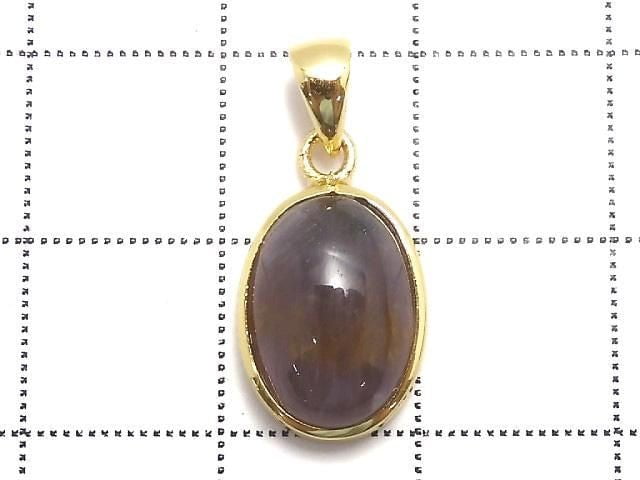 [Video][One of a kind] Cacoxenite in Amethyst AAA- Pendant 18KGP NO.51