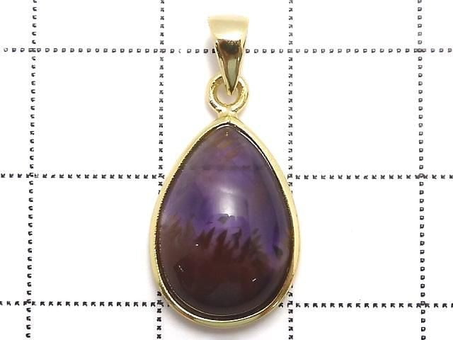 [Video][One of a kind] Cacoxenite in Amethyst AAA- Pendant 18KGP NO.58