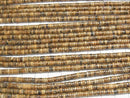 [Video] Picture Jasper Rondelle (Heishi) 4x4x1.5mm 1strand beads (approx. 15 inches/37 cm)