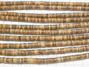 [Video] Picture Jasper Rondelle (Heishi) 6x6x1.5mm 1strand beads (approx. 15 inches/37 cm)