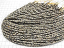 [Video] Dalmatian Jasper Rondelle (Heishi) 4x4x1.5mm 1strand beads (approx. 15 inches/37 cm)