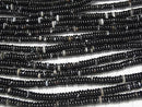 [Video] Black Agate Rondelle 6x6x2mm 1strand beads (approx. 15 inches/36 cm)