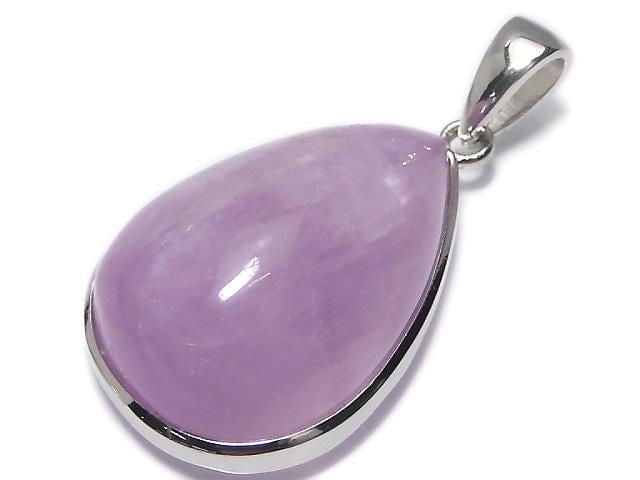 [Video][One of a kind] Nigerian Kunzite AAA- Pendant Silver925 NO.37