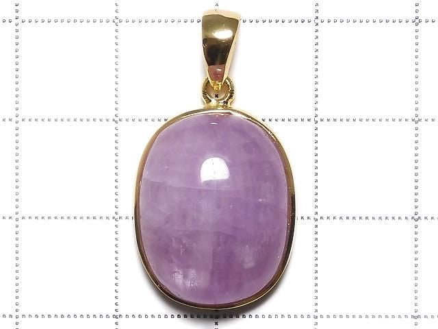 [Video][One of a kind] Nigerian Kunzite AAA- Pendant 18KGP NO.45