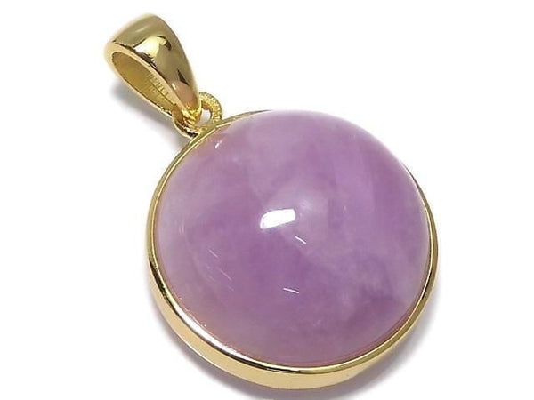 [Video][One of a kind] Nigerian Kunzite AAA- Pendant 18KGP NO.46