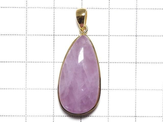 [Video][One of a kind] Nigerian Kunzite AAA- Pendant 18KGP NO.48