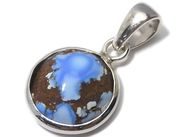 [Video][One of a kind] Kazakhstan Golden Hill Turquoise Pendant Silver925 NO.23