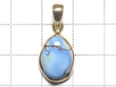 [Video][One of a kind] Kazakhstan Golden Hill Turquoise Pendant 18KGP NO.30