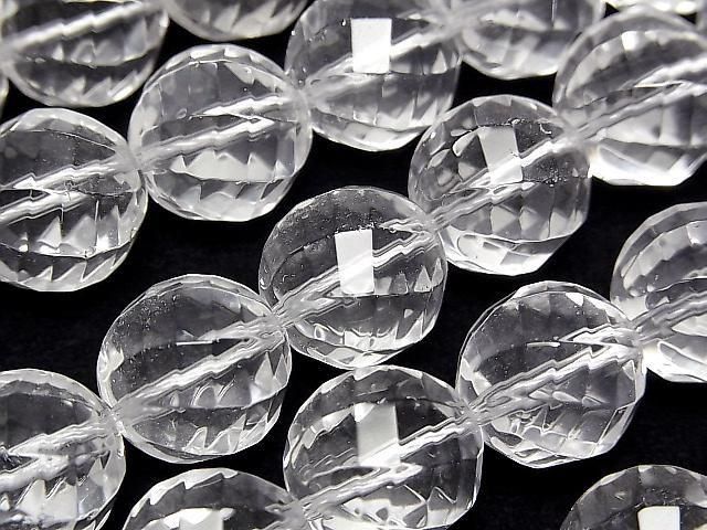 [Video] Crystal AAA Twist 72 Faceted Round 14mm 1/4 or 1 Strand Beads (approx. 15 inches/36 cm)