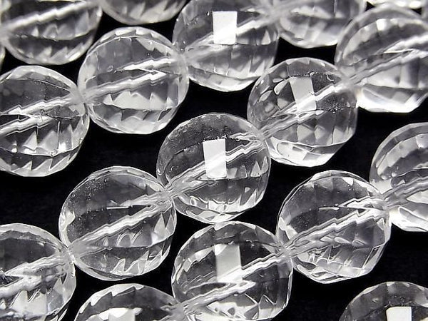 [Video] Crystal AAA Twist 72 Faceted Round 14mm 1/4 or 1 Strand Beads (approx. 15 inches/36 cm)