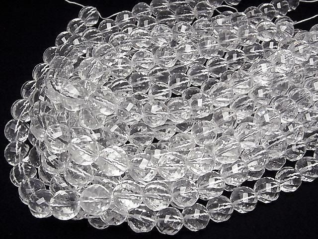 [Video] Crystal AAA Twist 72 Faceted Round 14mm 1/4 or 1 Strand Beads (approx. 15 inches/36 cm)