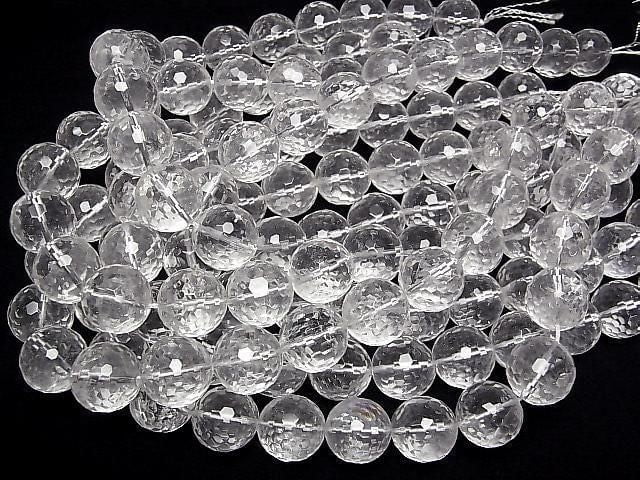 [Video] Crystal AA++ 128 Faceted Round 18mm 1/4 or 1 Strand Beads (approx. 15 inches/36 cm)