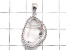 [Video][One of a kind] NYHerkimer Diamond Pendant Silver925 NO.21