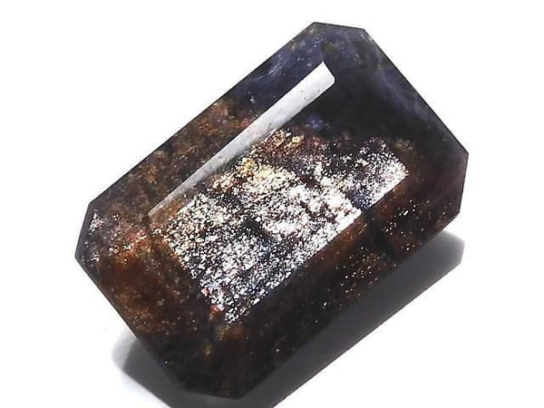 [Video][One of a kind] High Quality Iolite Sunstone AAA Loose stone Faceted 1pc NO.320