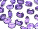 [Video]High Quality Amethyst AAA Loose stone Oval Faceted 9x7mm 3pcs
