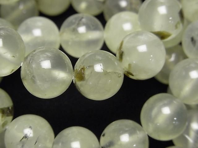 [Video] Prehnite AA+ Round 12mm Bracelet