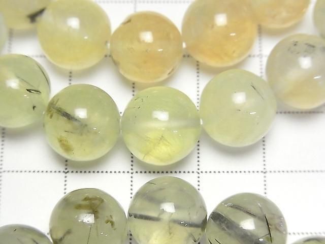 [Video] Prehnite AA+ Round 12mm Bracelet