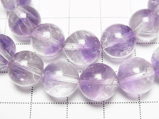 [Video] Amethyst x Crystal AA++ Round 10mm Bracelet