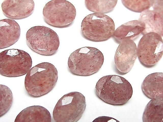[Video] High Quality Pink Epidote AA++ Loose Stone Oval Faceted 10x8mm 3pcs