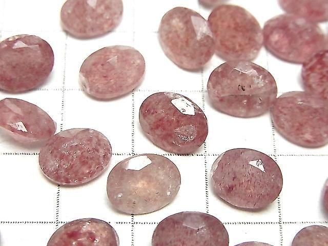 [Video] High Quality Pink Epidote AA++ Loose Stone Oval Faceted 10x8mm 3pcs