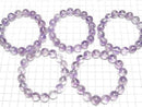 [Video] Amethyst x Crystal AA++ Round 12mm Bracelet