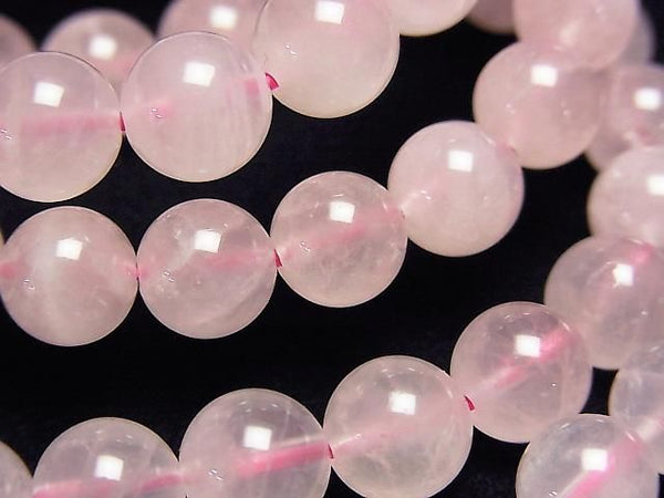 [Video] Madagascar Rose Quartz AA++ Round 8mm Bracelet