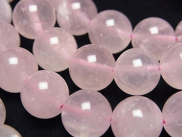 [Video] Rose Quartz AAA- Round 10mm Bracelet
