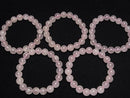 [Video] Rose Quartz AAA- Round 10mm Bracelet