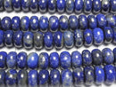 [Video] Lapislazuli AA++ Rondelle 8.5x8.5x4.5mm half or 1strand beads (aprx.15inch/36cm)