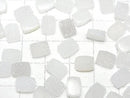 [Video] Druzy Agate Rectangle Cabochon 8x6mm 5pcs