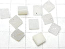[Video] Druzy Agate Square Cabochon 6x6mm 5pcs