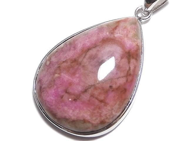 [Video][One of a kind] Cobalt Calcite Pendant Silver925 NO.22