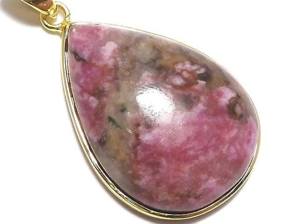 [Video][One of a kind] Cobalt Calcite Pendant 18KGP NO.28
