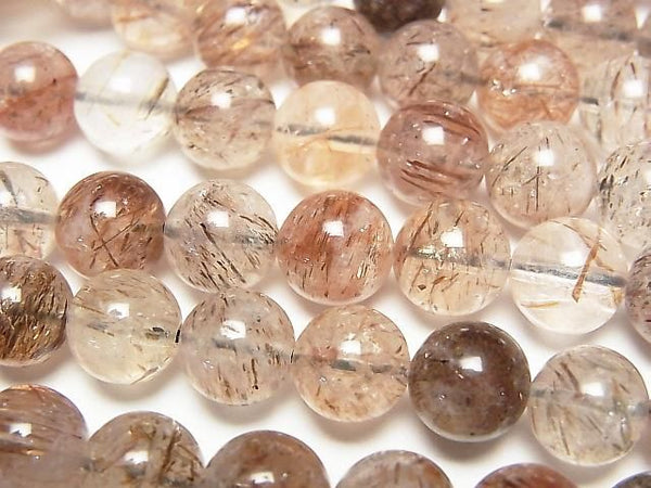 [Video] Mica Quartz AA++ Round 8mm Half or 1 Strand Beads (approx. 14 inches/34 cm)