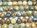 [Video] High Quality! Turquoise AA Cube Shape 7.5x7.5x7.5mm 1strand beads (aprx.15inch/36cm)