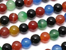 [Video] Multicolor Chalcedony AAA Round 6mm 1strand beads (approx. 15 inches/36 cm)
