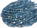 [Video] Blue Apatite AA Square Nugget 1strand beads (approx. 15 inches/36 cm)