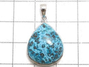 [Video][One of a kind] Chrysocolla AAA Pendant Silver925 NO.92