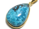 [Video][One of a kind] Chrysocolla AAA Pendant 18KGP NO.97