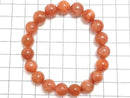 [Video][One of a kind] High Quality Sunstone AAA Round 10mm Bracelet NO.3