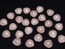 [Video] Rose Quartz AAA- Heart 16x16mm [Drilled Hole] 3pcs