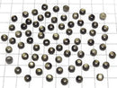 [Video] Golden Obsidian AAA Round Cabochon 6x6mm 5pcs