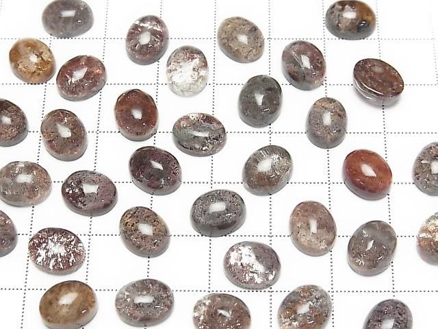 [Video] Garden Quartz AAA Oval Cabochon 10x8mm 3pcs