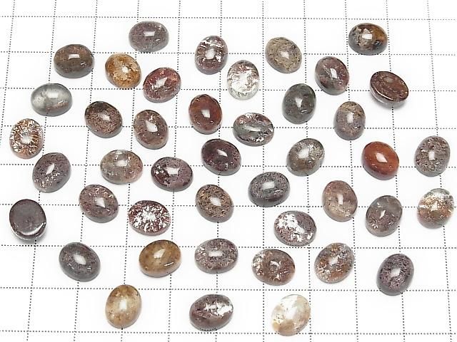 [Video] Garden Quartz AAA Oval Cabochon 10x8mm 3pcs