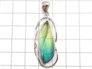 [Video][One of a kind] Blue Amber Pendant Silver925 NO.181
